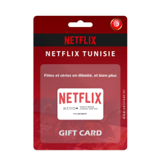 Carte Netflix – Abonnement | Code Officiel | Netflix Tunisie