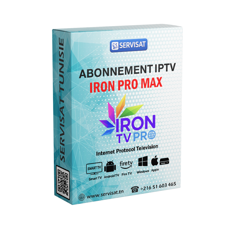 Abonnement IRON IPTV officiel – votre accès aux chaînes internationales HD